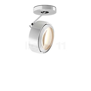 Occhio Più Alto 3d Volt S100 Spotlight LED head white glossy/ceiling rose white glossy/cover white - 2,700 K
