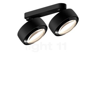 Occhio Più Alto Doppio Volt S80 Strahler 2-flammig Kopf schwarz matt/Baldachin schwarz matt/Abdeckung schwarz - 2.700 K