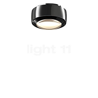 Occhio Più Alto V Volt C80 Lampada da soffitto LED testa cromo lucido/rosone cromo lucido/copertura nero - 2.700 K