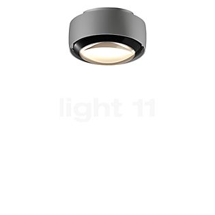 Occhio Più Alto V Volt C80 Lampada da soffitto LED testa cromo opaco/rosone cromo opaco/copertura nero - 3.000 K