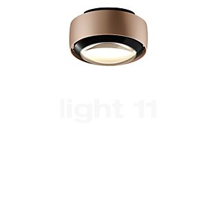 Occhio Più Alto V Volt S100 Ceiling Light LED head gold matt/ceiling rose black matt/cover black - 2,700 K
