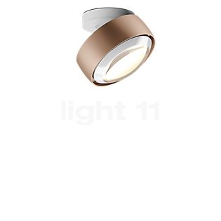 Occhio Più Alto Volt S100 Ceiling Light LED head gold matt/ceiling rose white matt/cover white - 2,700 K