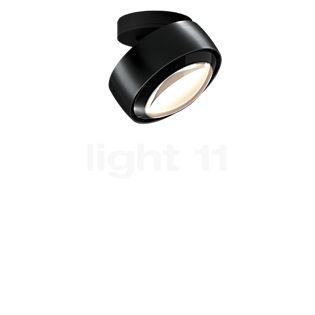 Occhio Più Alto Volt S40 Ceiling Light LED head black phantom/ceiling rose black matt/cover black - 3,000 K