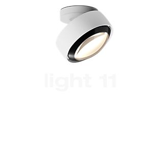 Occhio Più Alto Volt S40 Ceiling Light LED head white matt/ceiling rose white matt/cover black - 2,700 K