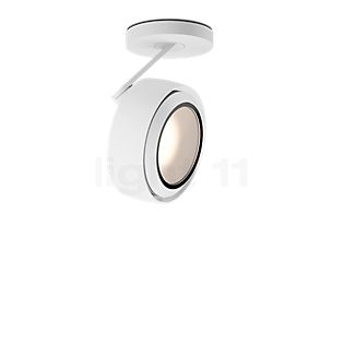 Occhio Più R Alto 3d Volt S60, foco LED cabeza blanco mate/florón blanco mate/cubierta blanco mate - 2.700 K