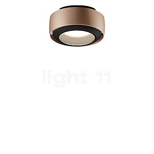 Occhio Più R Alto V Volt B Lampada da soffitto LED testa dorato opaco/rosone nero opaco/copertura nero opaco - 2.700 K