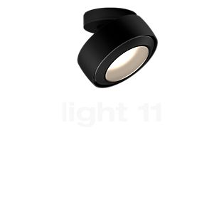 Occhio Più R Alto Volt C100 Ceiling Light LED head black matt/ceiling rose black matt/cover black matt - 2,700 K