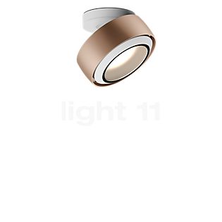 Occhio Più R Alto Volt S100 Ceiling Light LED head gold matt/ceiling rose white matt/cover white matt - 3,000 K