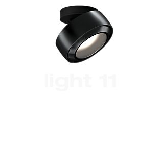 Occhio Più R Alto Volt S30 Ceiling Light LED head black phantom/ceiling rose black matt/cover black phantom - 2,700 K