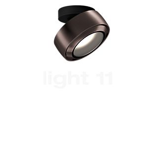 Occhio Più R Alto Volt S40 Ceiling Light LED head phantom/ceiling rose black matt/cover phantom - 2,700 K