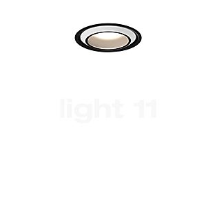Occhio Più R Piano V Edge Volt B Faretto da incasso LED testa bianco opaco/copertura nero opaco - 3.000 K