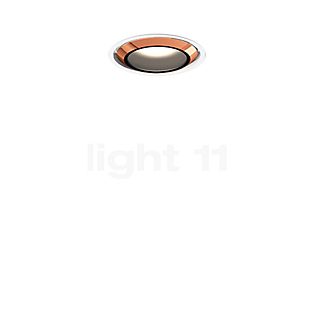 Occhio Più R Piano V Edge Volt C100 Faretto da incasso LED testa oro rosa/copertura bianco opaco - 3.000 K