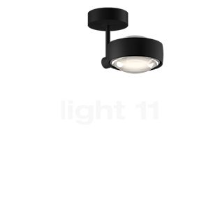 Occhio Sento Faro 10 Up D Ceiling Light LED head black matt/body black matt/ceiling rose black matt - 2,700 K - Occhio Air