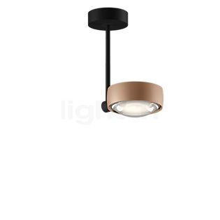 Occhio Sento Faro 20 Up E Plafondlamp LED kop goud mat/body zwart mat/plafondkapje zwart mat - 2.700 K - Occhio Air