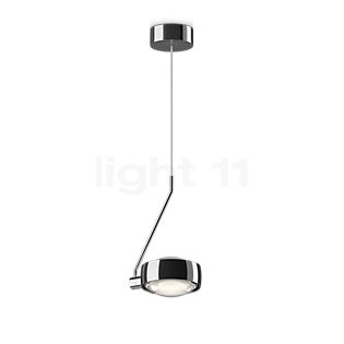 Occhio Sento Filo 180 Fix Up D Hanglamp LED kop chroom glimmend/body chroom glimmend/plafondkapje chroom glimmend - 3.000 K - Occhio Air