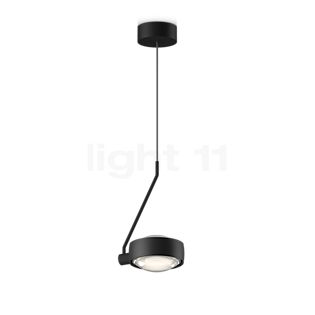 Occhio Sento Filo 180 Fix Up D Pendant Light LED head black matt/body black matt/ceiling rose black matt - 3,000 K - Occhio Air