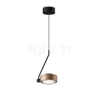 Occhio Sento Filo 180 Fix Up D Pendant Light LED head gold matt/body black matt/ceiling rose black matt - 2,700 K - Occhio Air