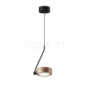 Occhio Sento Filo 180 Fix Up E Hanglamp LED kop goud mat/body zwart mat/plafondkapje zwart mat - 2.700 K - Occhio Air