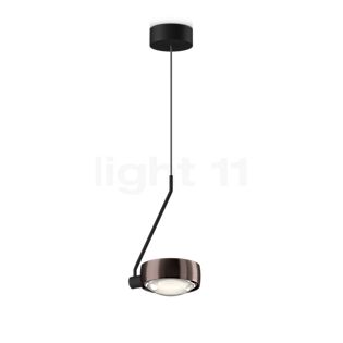 Occhio Sento Filo 180 Fix Up E Hanglamp LED kop phantom/body zwart mat/plafondkapje zwart mat - 2.700 K - Occhio Air