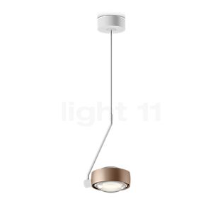 Occhio Sento Filo 280 Fix Up D Pendant Light LED head gold matt/body white matt/ceiling rose white matt - 2,700 K - Occhio Air