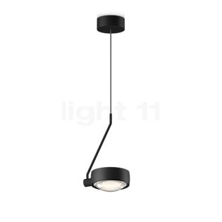 Occhio Sento Filo 280 Fix Up E Pendant Light LED head black matt/body black matt/ceiling rose black matt - 3,000 K - Occhio Air