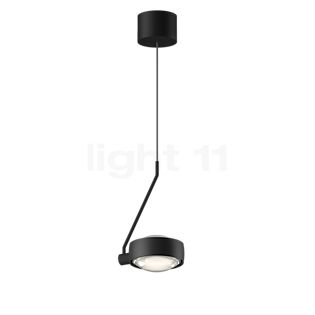 Occhio Sento Filo Var Up D Pendant Light LED head black matt/body black matt/ceiling rose black matt - 3,000 K - Occhio Air