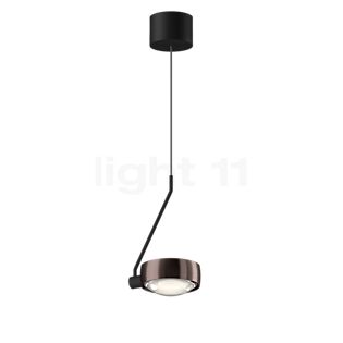 Occhio Sento Filo Var Up E Hanglamp LED kop phantom/body zwart mat/plafondkapje zwart mat - 2.700 K - Occhio Air
