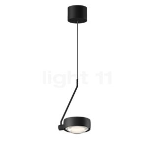 Occhio Sento Filo Var Up E Pendant Light LED head black matt/body black matt/ceiling rose black matt - 3,000 K - Occhio Air