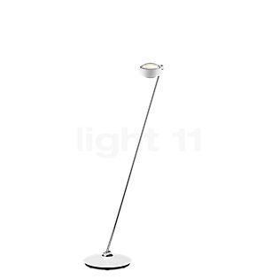 Occhio Sento Lettura 125 D Floor Lamp LED left head white glossy/body chrome glossy - 3,000 K - Occhio Air