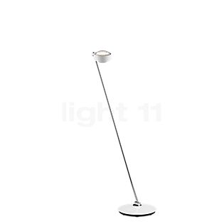 Occhio Sento Lettura 125 D Floor Lamp LED right head white glossy/body chrome glossy - 3,000 K - Occhio Air