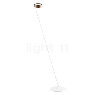 Occhio Sento Lettura 160 E Floor Lamp LED right head gold matt/body white matt - 3,000 K - Occhio Air