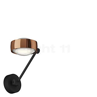 Occhio Sento Parete Singolo 20 Up D Applique LED tête rosegold/corps noir mat/embase noir mat - 2.700 K , Vente d'entrepôt, neuf, emballage d'origine
