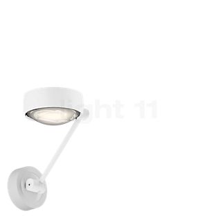 Occhio Sento Parete Singolo 20 Up D Wall Light LED head white matt/body white matt/wall bracket white matt - 3,000 K - Occhio Air