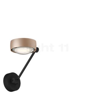 Occhio Sento Parete Singolo 20 Up E Wandlamp LED hoofd goud mat/body zwart mat/houder zwart mat - 2.700 K - Occhio Air