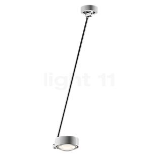 Occhio Sento Soffitto Singolo 80 Up E Plafondlamp LED kop wit glimmend/body chroom glimmend/plafondkapje wit glimmend - 2.700 K - Occhio Air