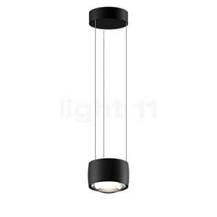 Occhio Sento Sospeso Fix Up D Pendant Light LED head black matt/ceiling rose black matt - 2,700 K - Occhio Air