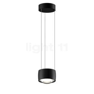 Occhio Sento Sospeso Fix Up E Pendant Light LED head black matt/ceiling rose black matt - 2,700 K - Occhio Air