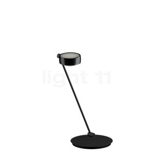 Occhio Sento Tavolo 60 E, lámpara de sobremesa LED derecha cabeza black phantom/cuerpo negro mate - 3.000 K - Occhio Air
