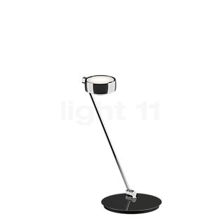 Occhio Sento Tavolo 60 E, lámpara de sobremesa LED derecha cabeza cromo brillo/cuerpo cromo brillo - 3.000 K - Occhio Air