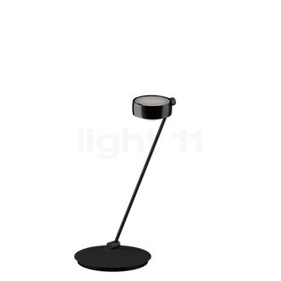 Occhio Sento Tavolo 60 E, lámpara de sobremesa LED izquierda cabeza black phantom/cuerpo negro mate - 3.000 K - Occhio Air
