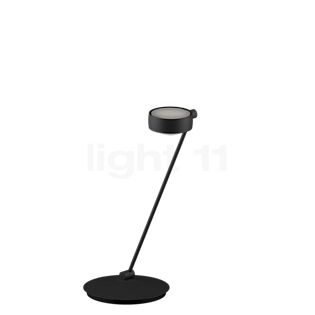 Occhio Sento Tavolo 60 E, lámpara de sobremesa LED izquierda cabeza negro mate/cuerpo negro mate - 3.000 K - Occhio Air