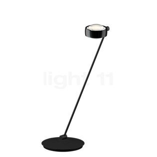 Occhio Sento Tavolo 80 D, lámpara de sobremesa LED izquierda cabeza black phantom/cuerpo negro mate - 3.000 K - Occhio Air