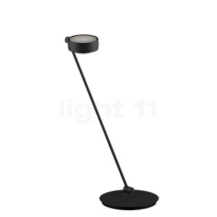 Occhio Sento Tavolo 80 E Lampe de table LED à droite tête noir mat/corps noir mat - 3.000 K - Occhio Air