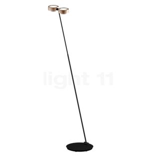 Occhio Sento Terra 180 E Floor Lamp LED head gold matt/body black matt - 3,000 K - Occhio Air