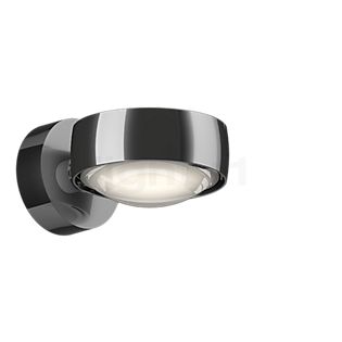 Occhio Sento Verticale Up D Applique LED rotatif tête chrome brillant/embase chrome brillant - 3.000 K - Occhio Air