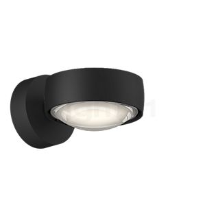 Occhio Sento Verticale Up D Wall Light LED rotatable head black matt/wall bracket black matt - 3,000 K - Occhio Air