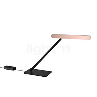 Occhio Taglio Tavolo Fix Lampe de table LED tête doré mat/corps noir mat - Occhio Air