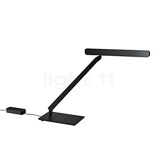 Occhio Taglio Tavolo Lampe de table LED tête black phantom/corps noir mat - Occhio Air