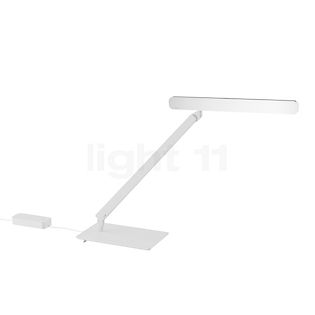 Occhio Taglio Tavolo Lampe de table LED tête blanc mat/corps blanc mat - Occhio Air