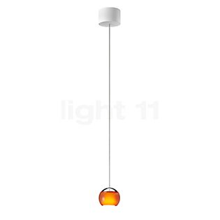 Oligo Balino Hanglamp 1-licht LED - onzichtbaar in hoogte verstelbaar plafondkapje chroom - hoofd oranje